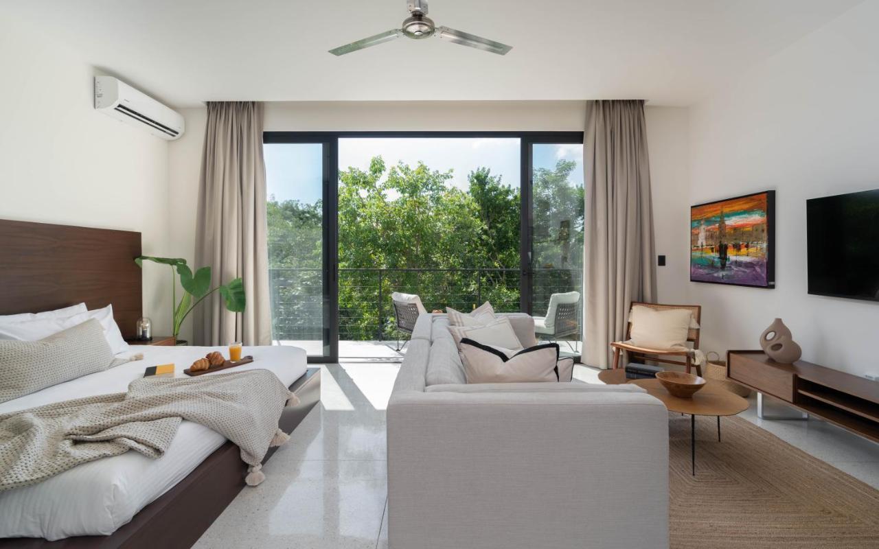 Stylish And Peaceful Jungle Studio At 525 Tulum Esterno foto